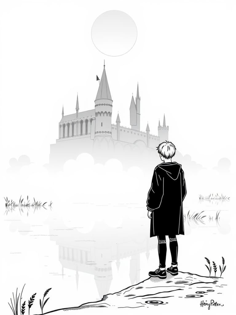 Minimalist Hogwarts Student by Misty Lake