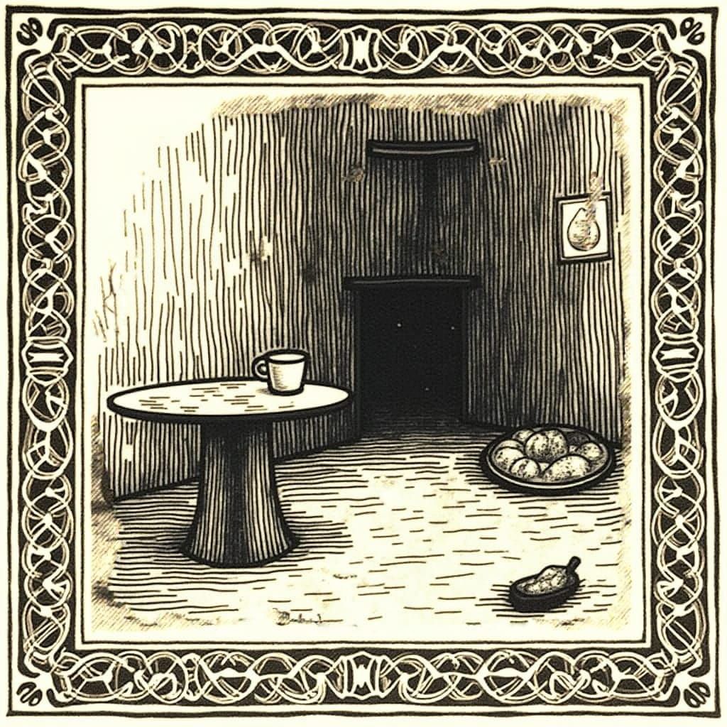 Etcher's Detailed and Intricate Etching Artwork