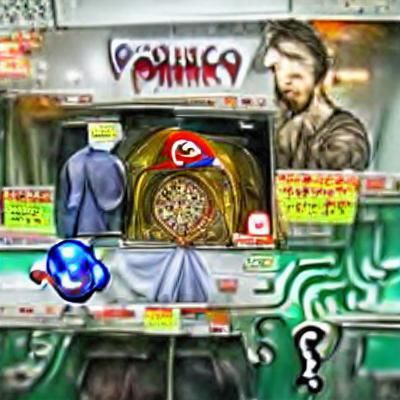 Vibrant Pachinko Machine in Digital Art Style