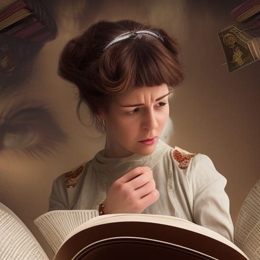 Angry Librarian: Epic Cinematic Digital Matte Painting