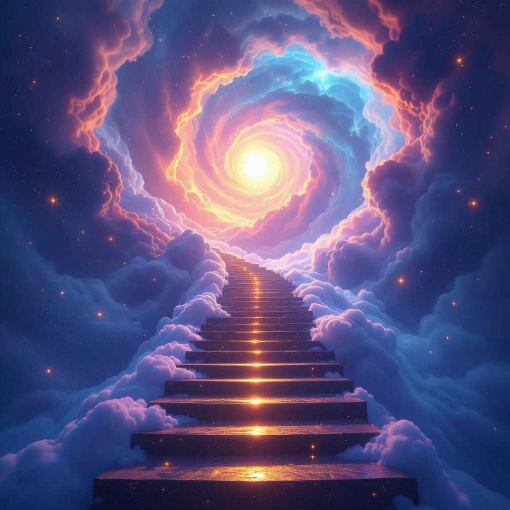 Cosmic Stairway to Infinite Wonder in 3D