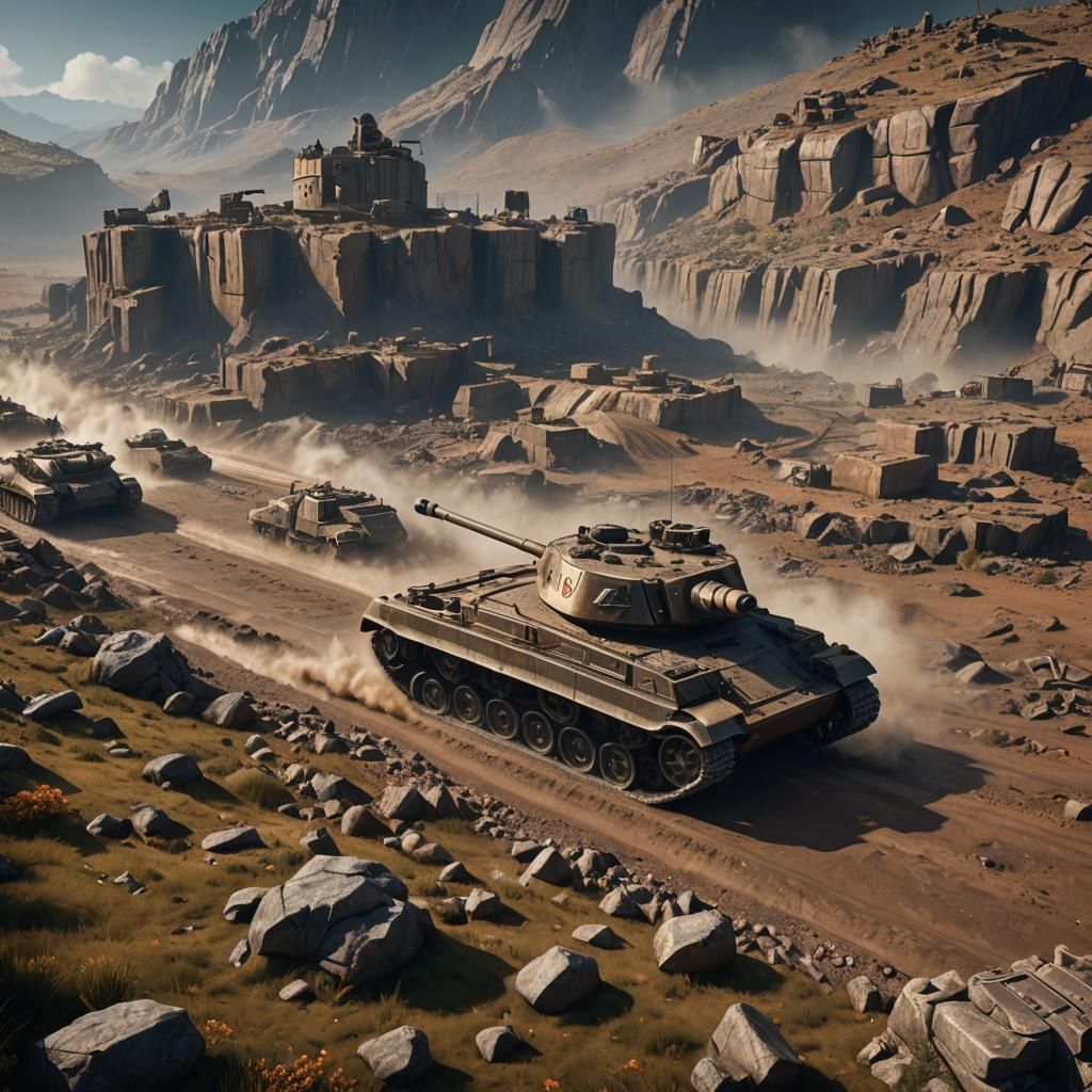 Detailed M1 Abrams Tank Concept Art