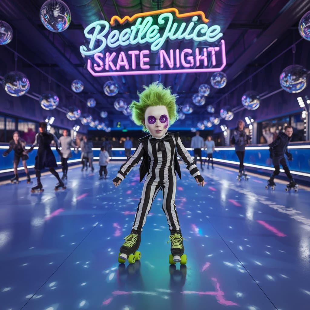 Beetlejuice Skate Night: Hyperdetailed Concept Art