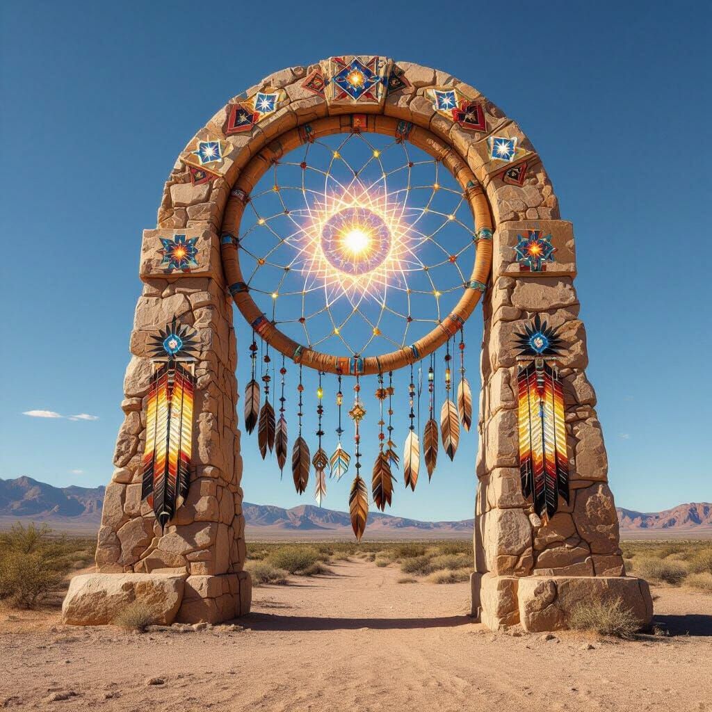 Gigantic Native American Portal with Cosmic Energies
