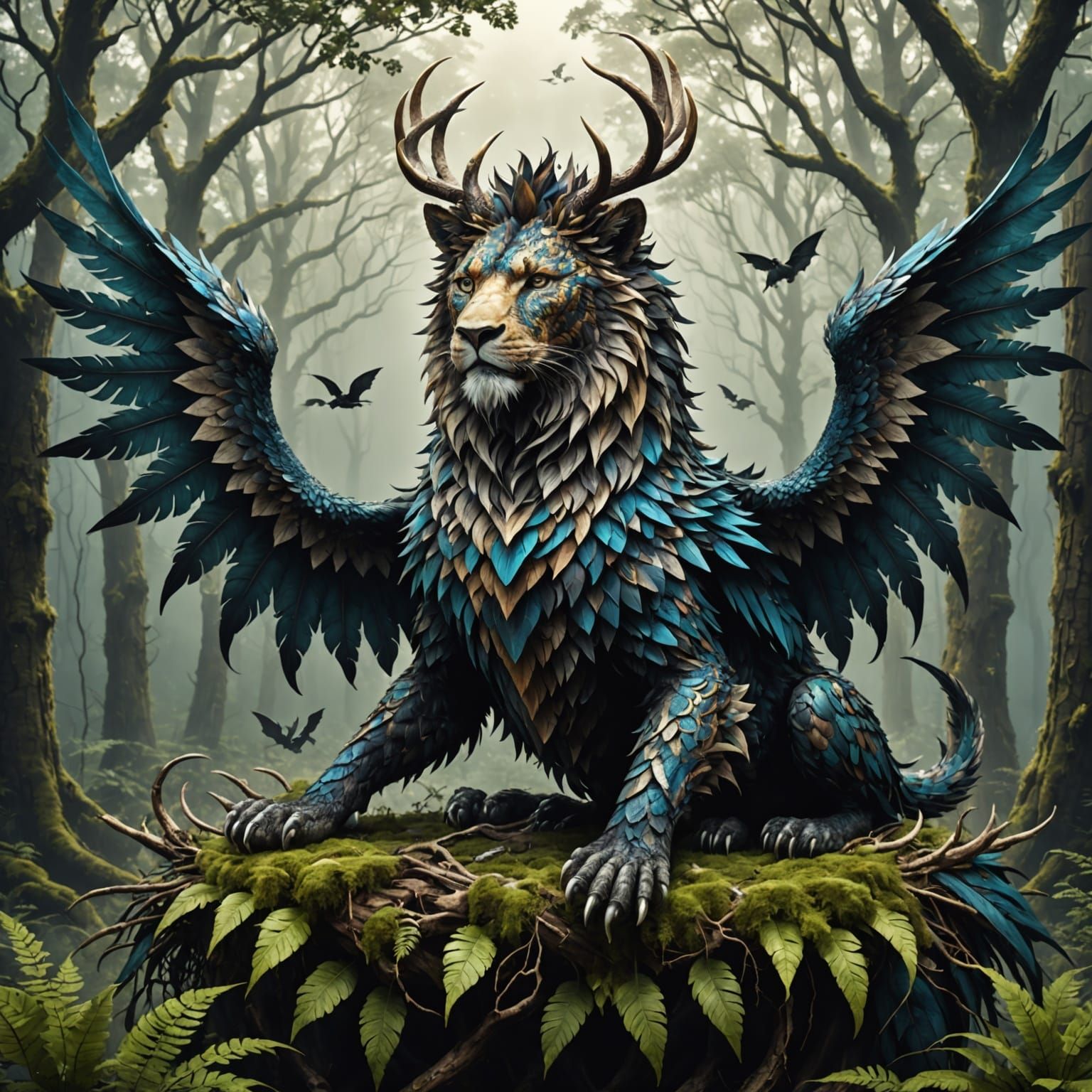 Fantasy Creature Ruler of the Mystic Forest