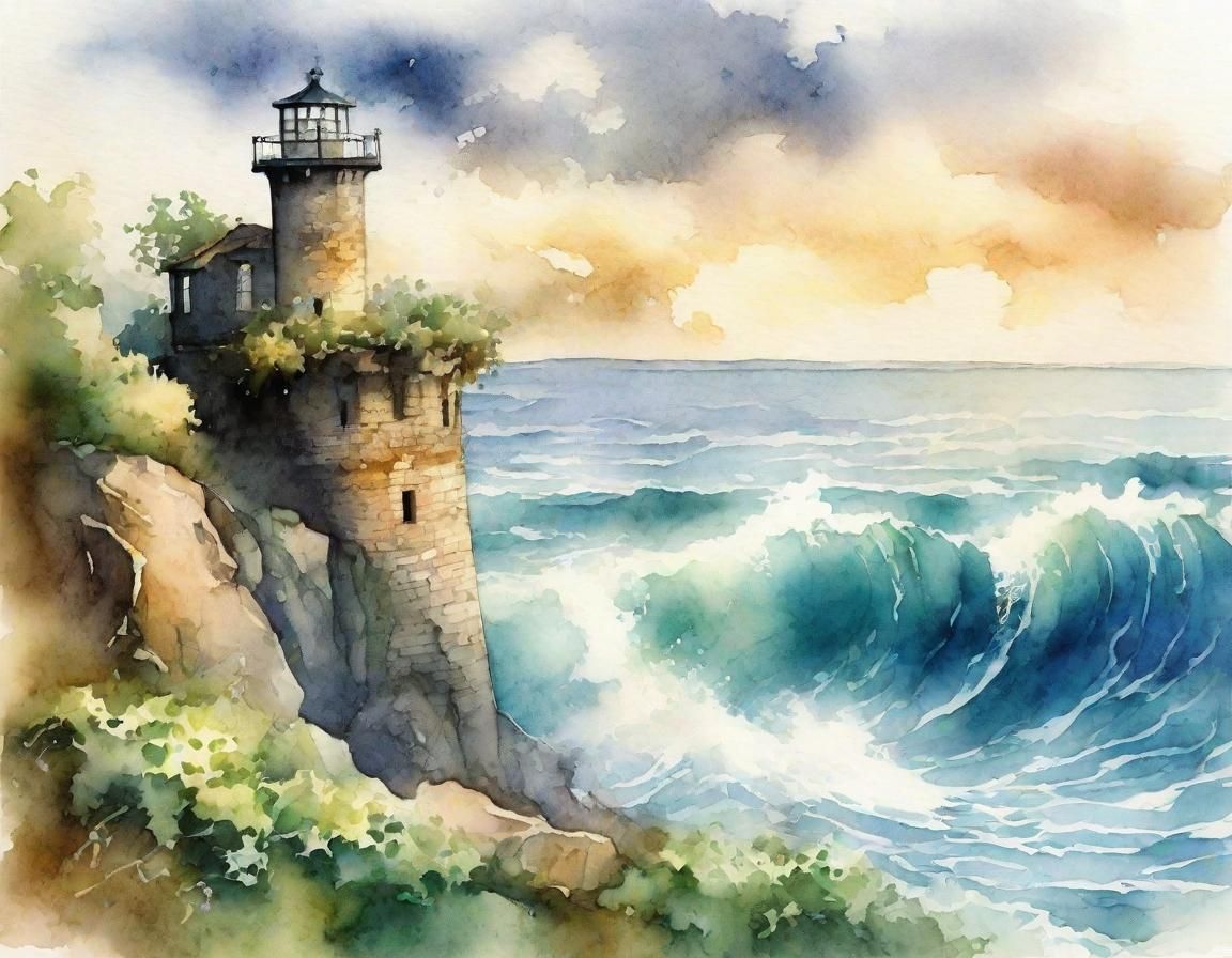 Abandoned Watchtower on the Crumbling Edge