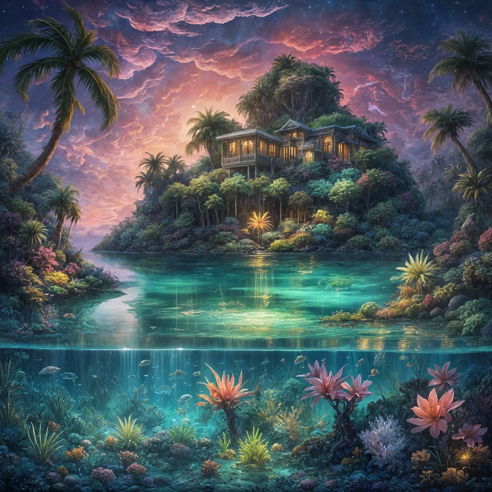 Tropical Island Oasis