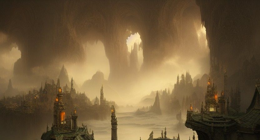 Epic Cinematic Digital Matte Painting by Liao