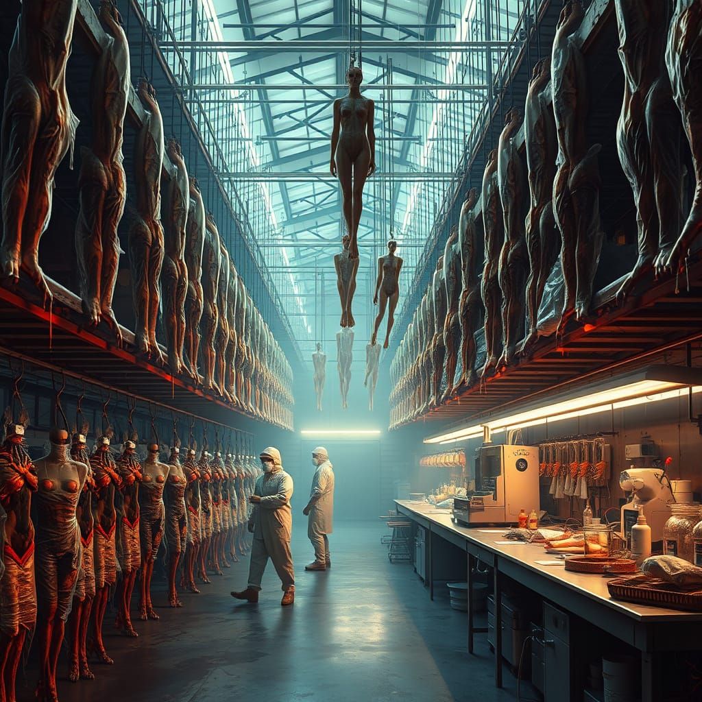 Abandoned Warehouse Laboratory in a Post-Apocalyptic World