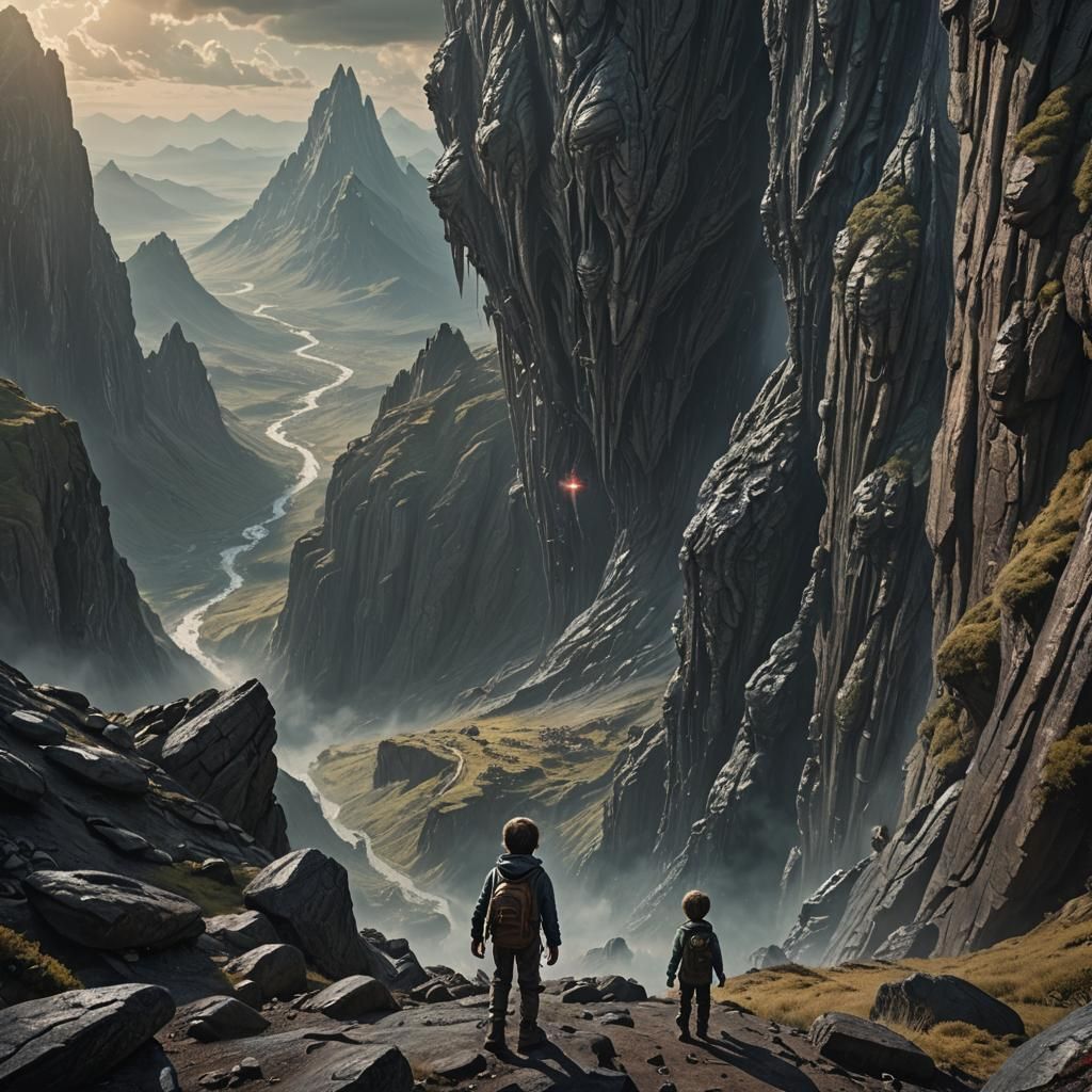 Alien Child's Epic Mountain Climb