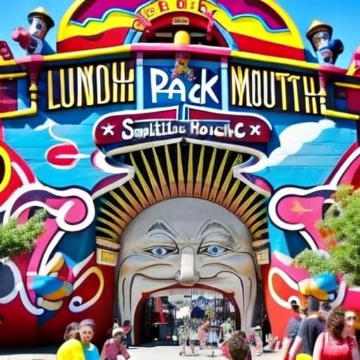 Luna Park Smiling Mouth Entrance