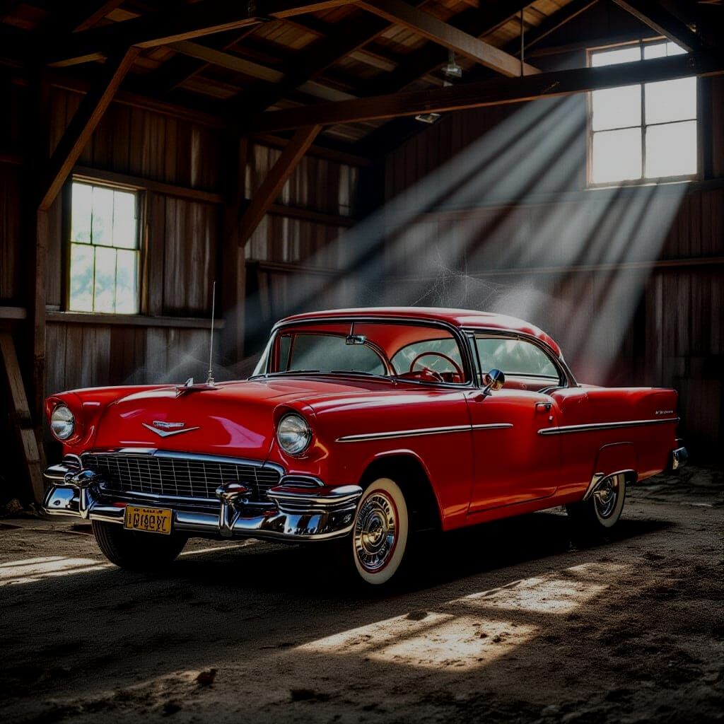 Pristine 1956 Chevy Found in Old Barn