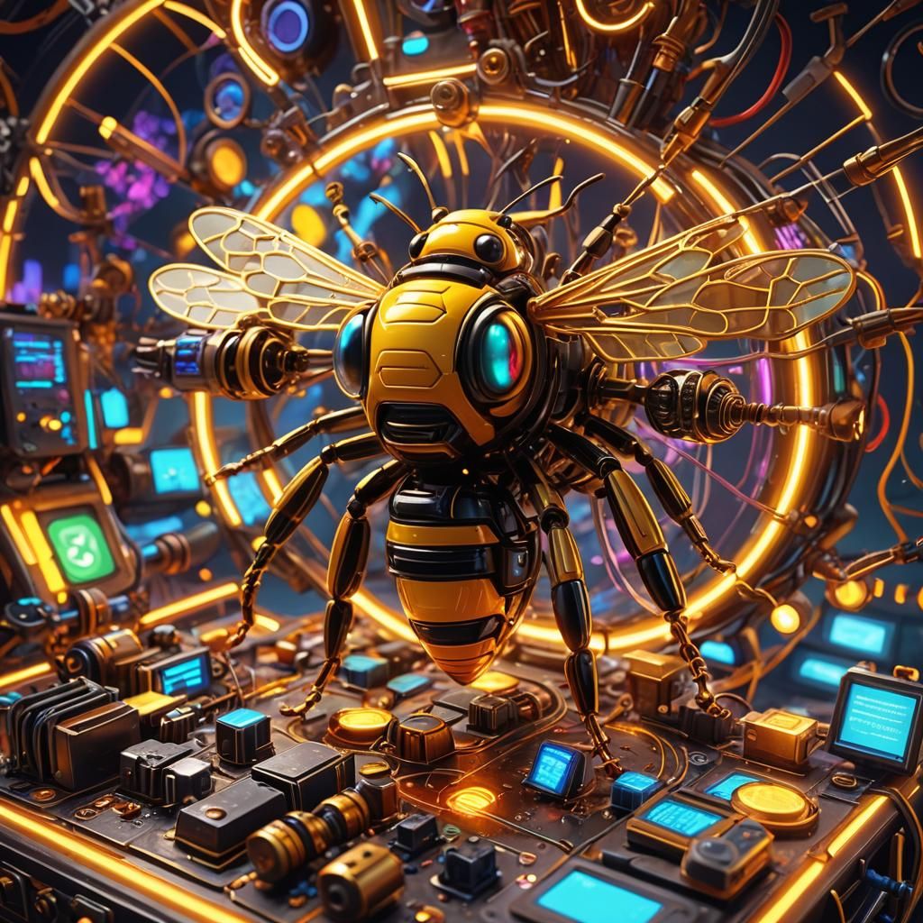 Buzz the Bee's Pixar-Style Sci-Fi Invention