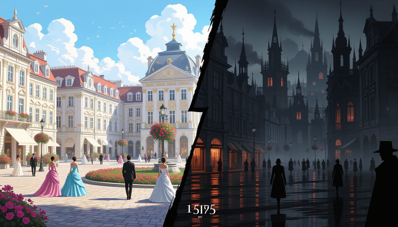 Day Meets Night: A Tale of Two Cities