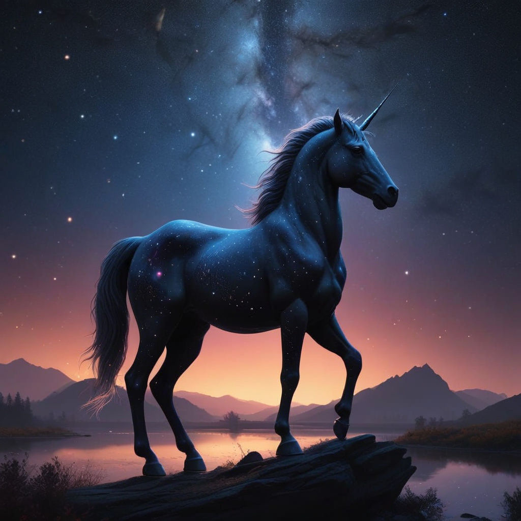 Stellar Centaur Contemplates Cosmic Bull Constellation