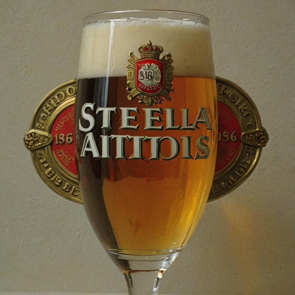 Stella Artois: A Classic Lager Beer Still Life