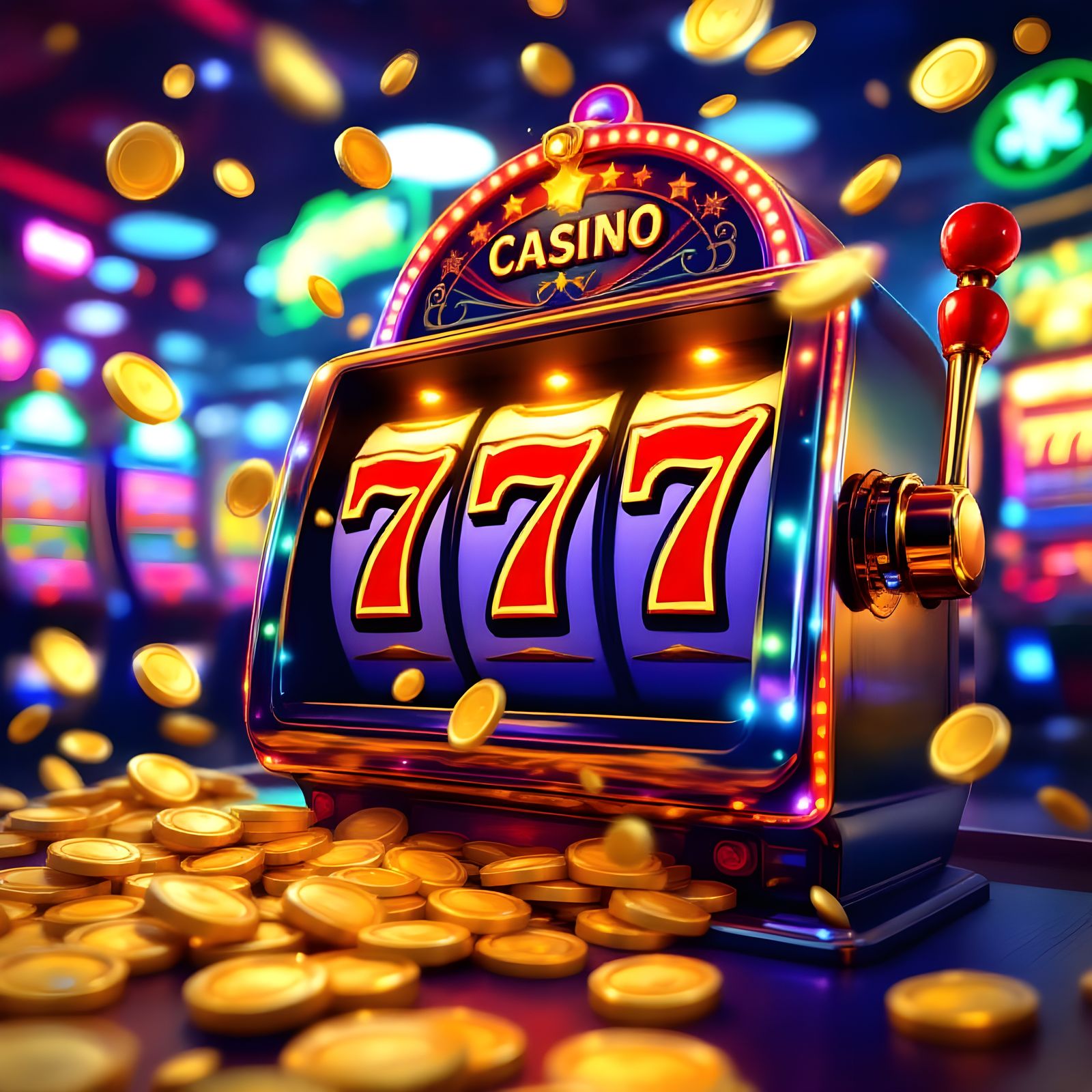 Jackpot! 777 on a Classic Slot Machine