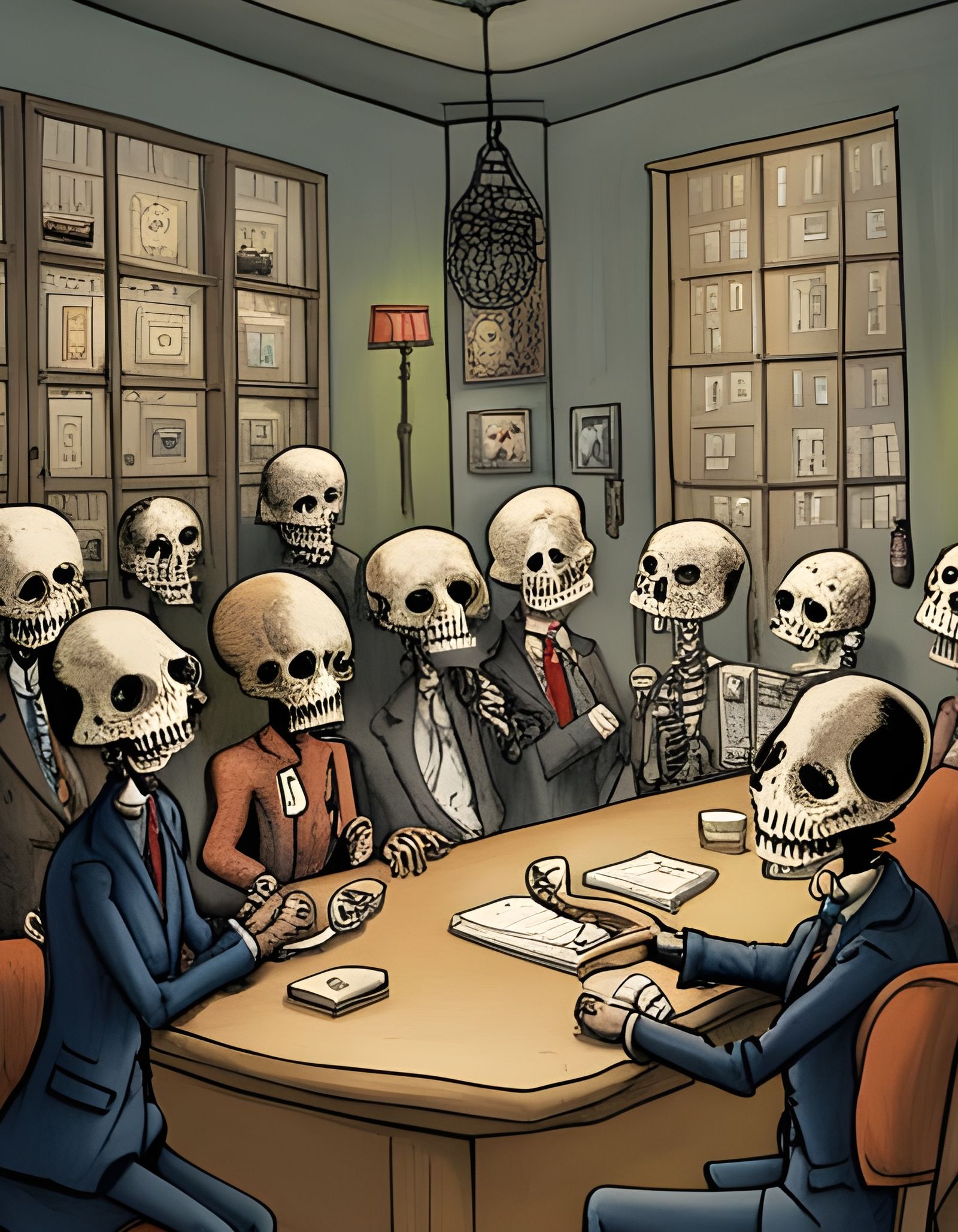 Only the Skeleton Crew Attended the QBR