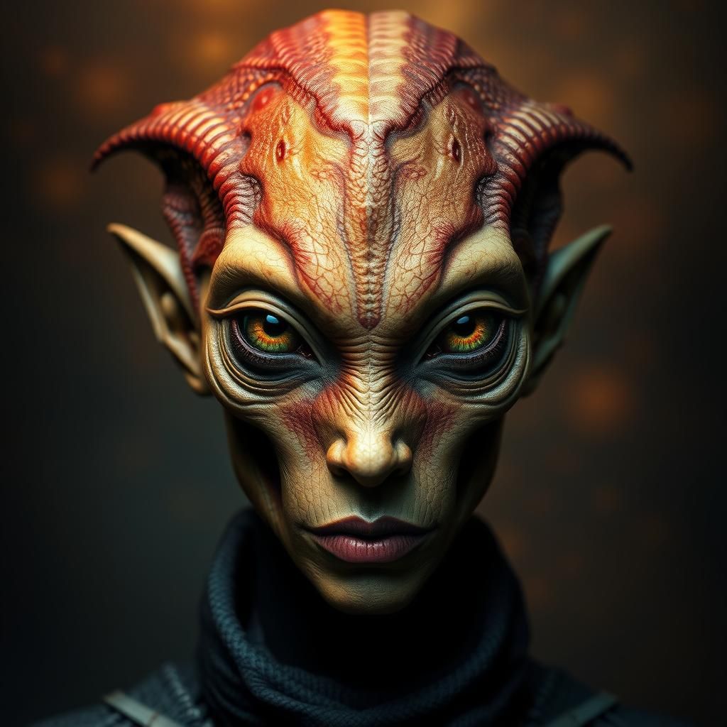 Human and Alien Face Dichotomy