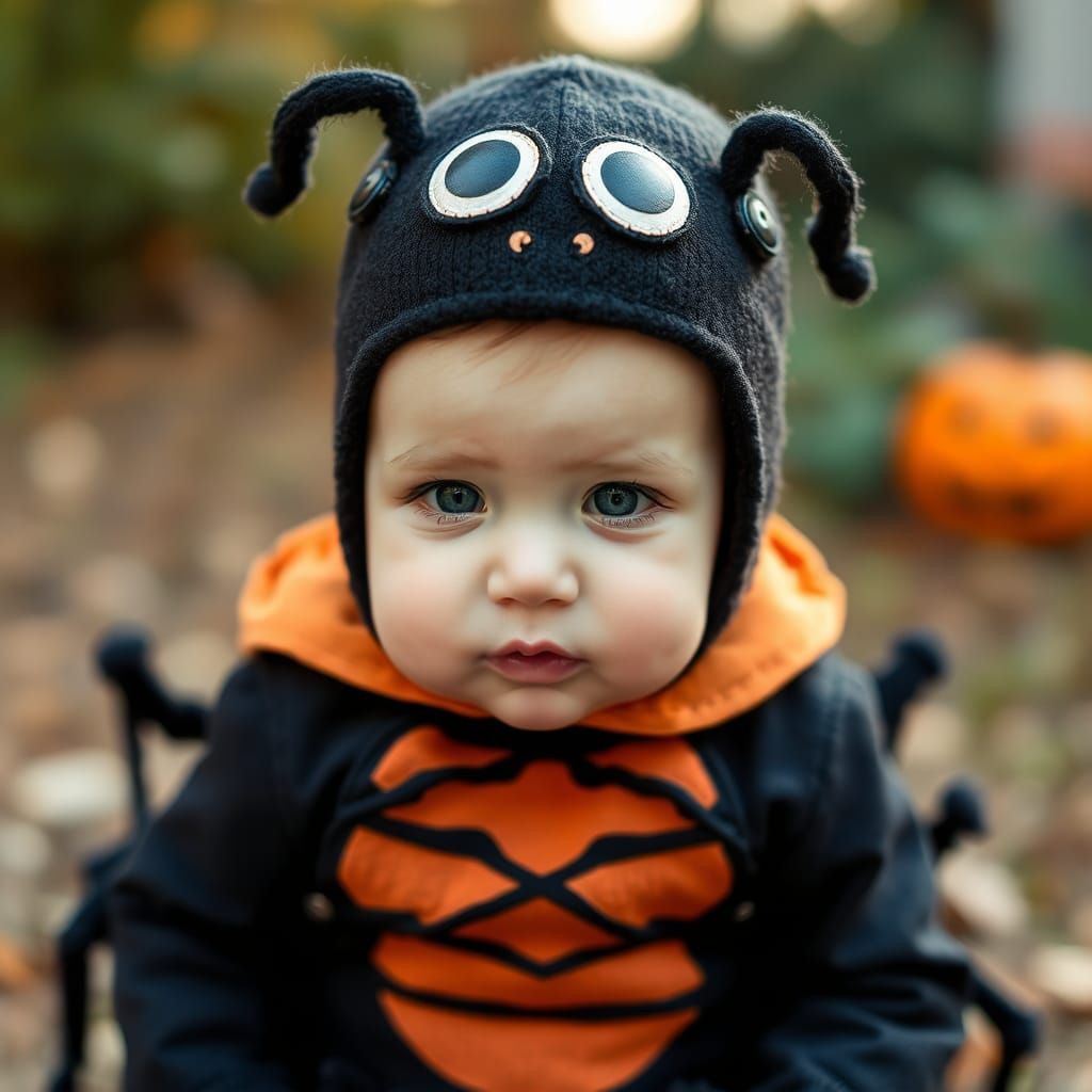 Adorable Baby Spider Halloween Costume