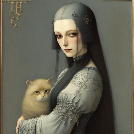 Nordic Folklore Scene in John Bauer Style