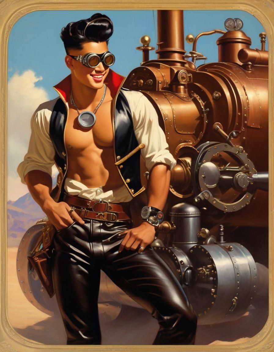 Steampunk Pinup Guy