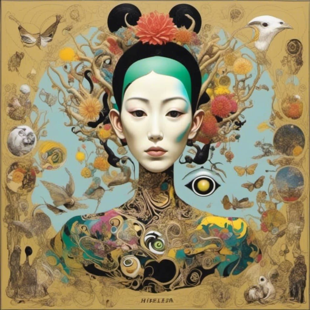 Stylized China Illustration in Cartoon Style