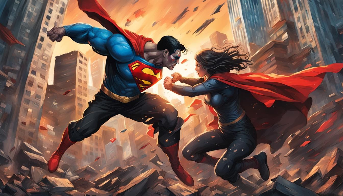 Superman and Black Cat