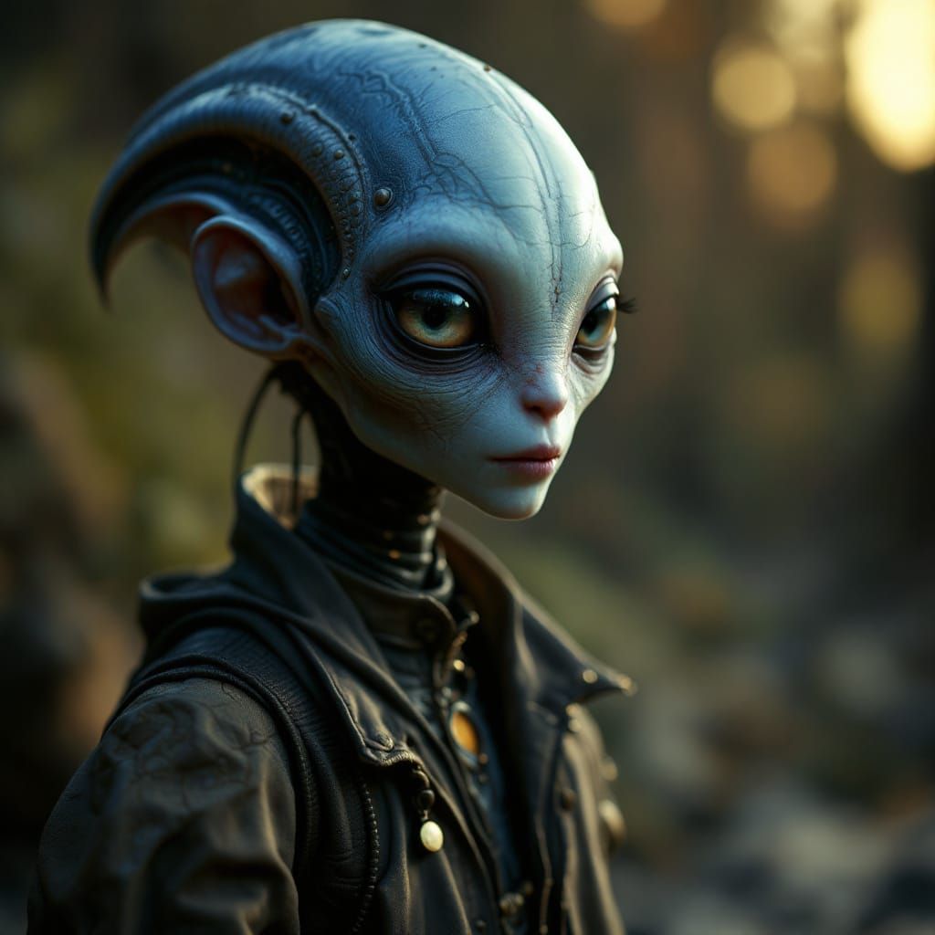 Photorealistic Aliens in Exotic Fashion