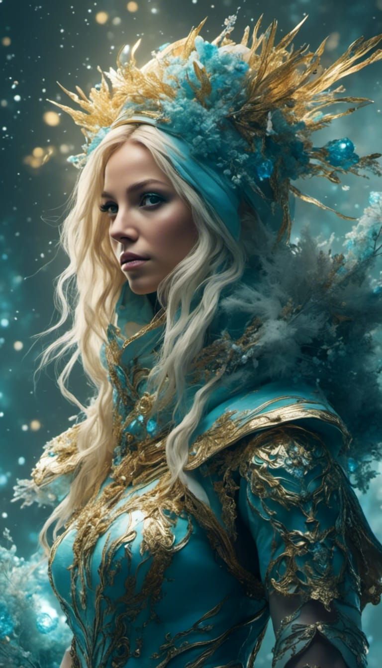 Britney Spears as Yuna: A Digital Art Tribute