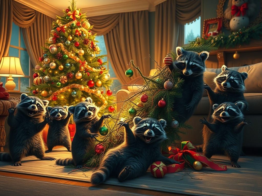 Racoon Mayhem Bit The Mirth