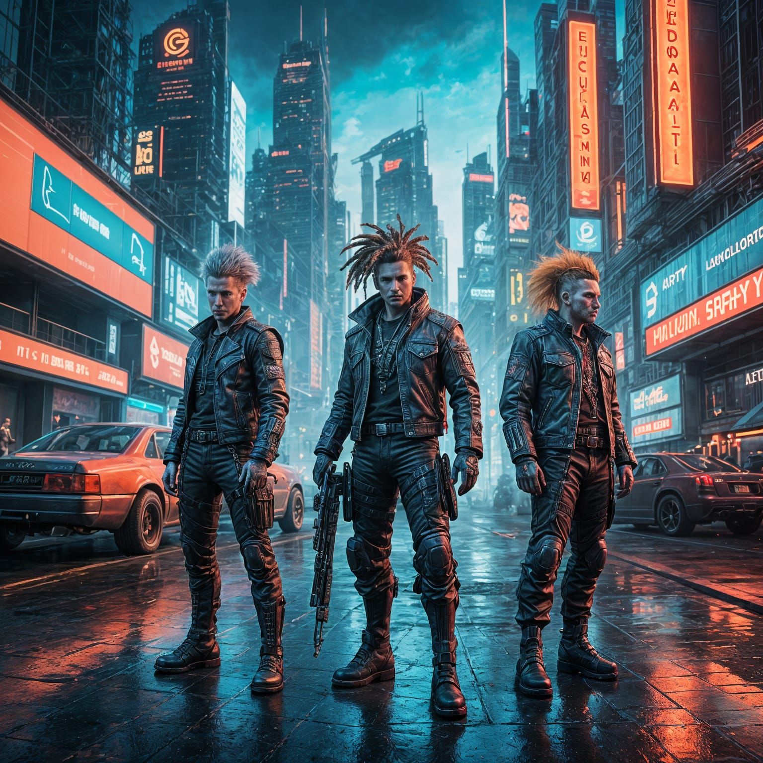 Cyber Heavy Rockers in Epic Detail