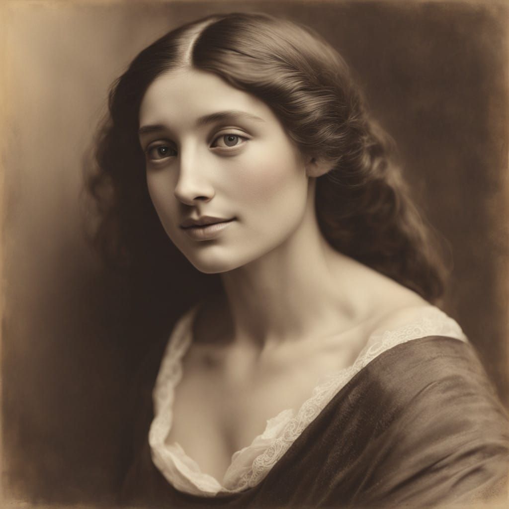 A Serene, Enigmatic Portrait in Soft Light