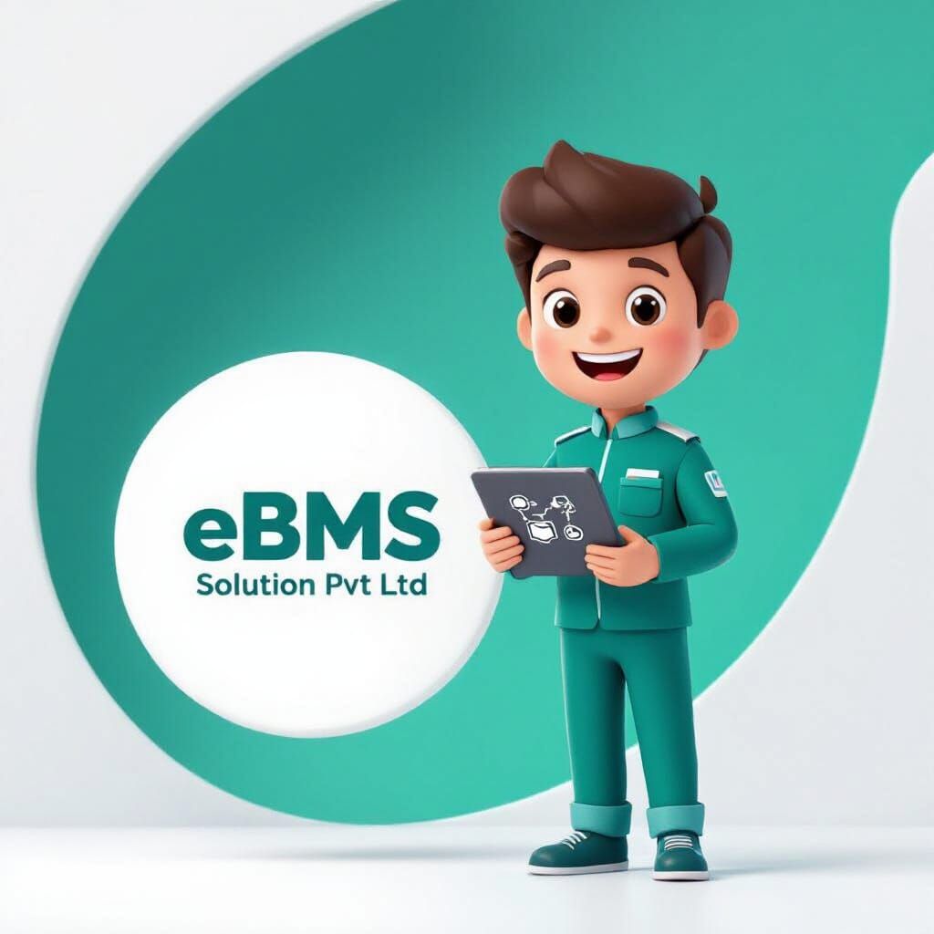 Cartoon Boy with Logistics Tablet in 3D Style