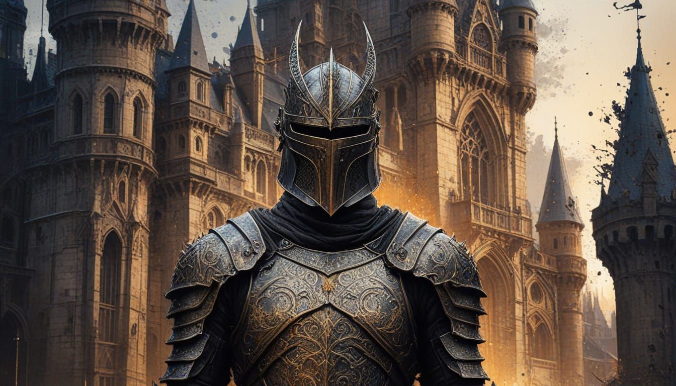 Medieval Knight in Shining Armor