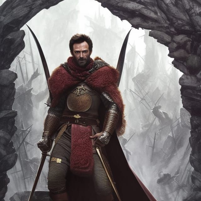 Medieval Kings: A Hyperrealistic Fantasy Art Poster