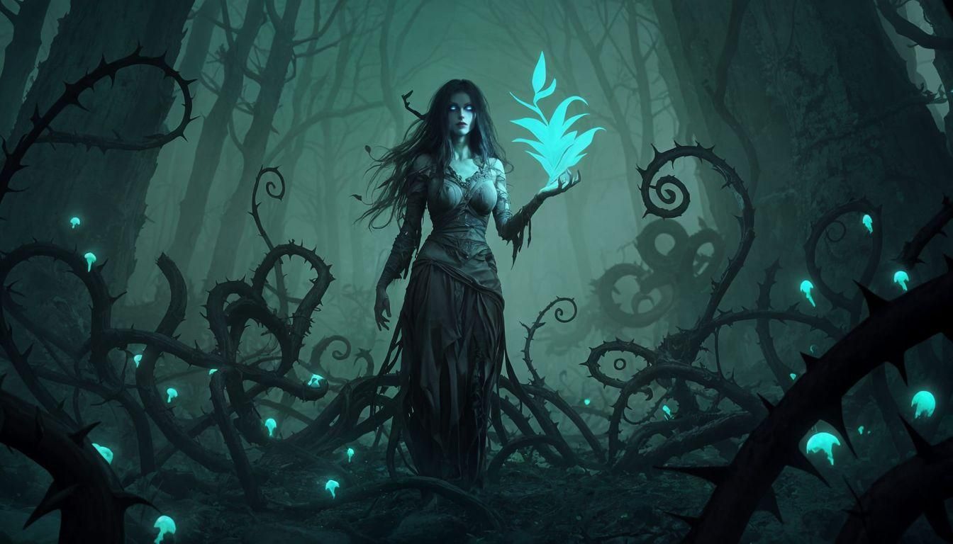 Haunted Zyra in Eerie Forest