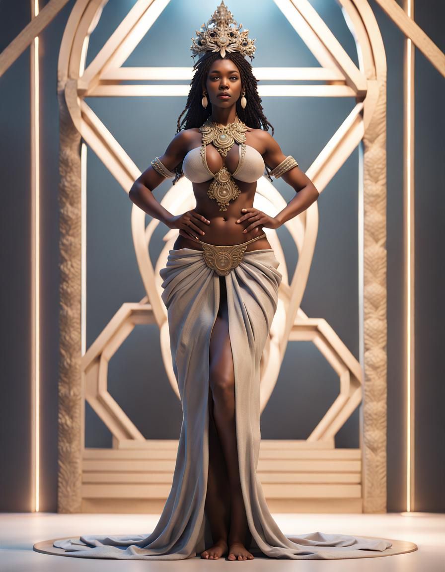 Goddess of Desire in Photorealistic Render