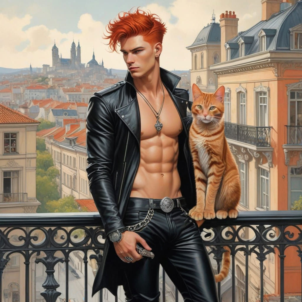 On the Balcony with Mewphisto I