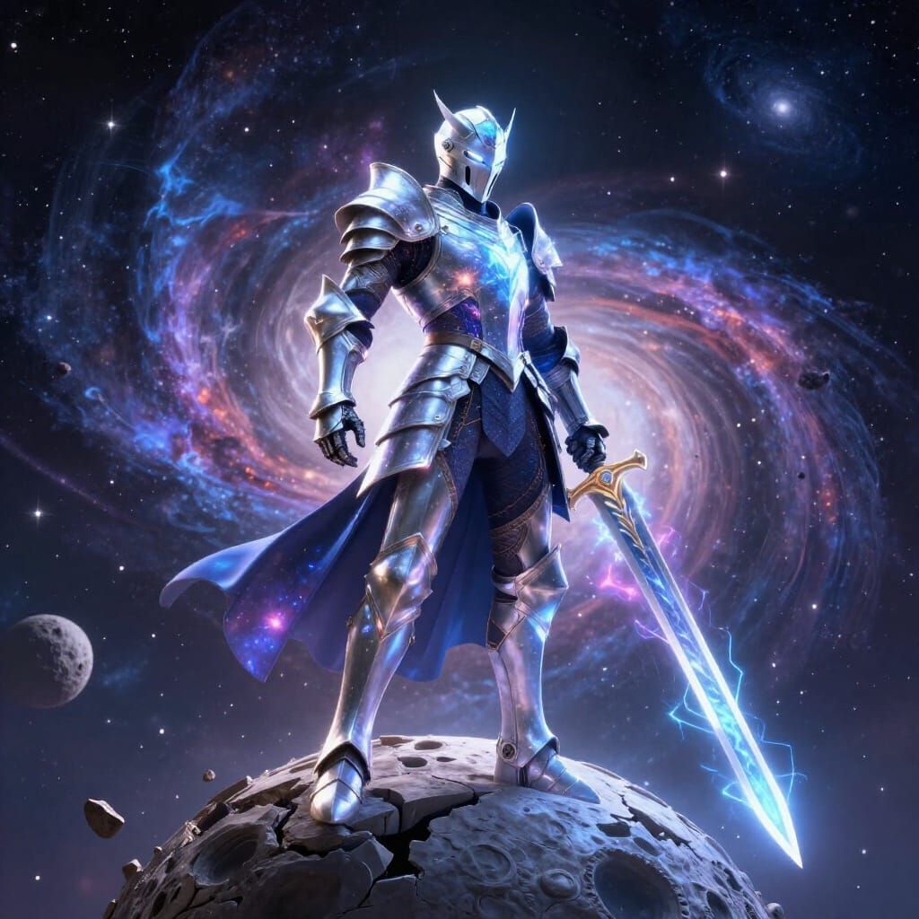 Celestial Knight on Shattered Moon, Cosmic Energy Sword