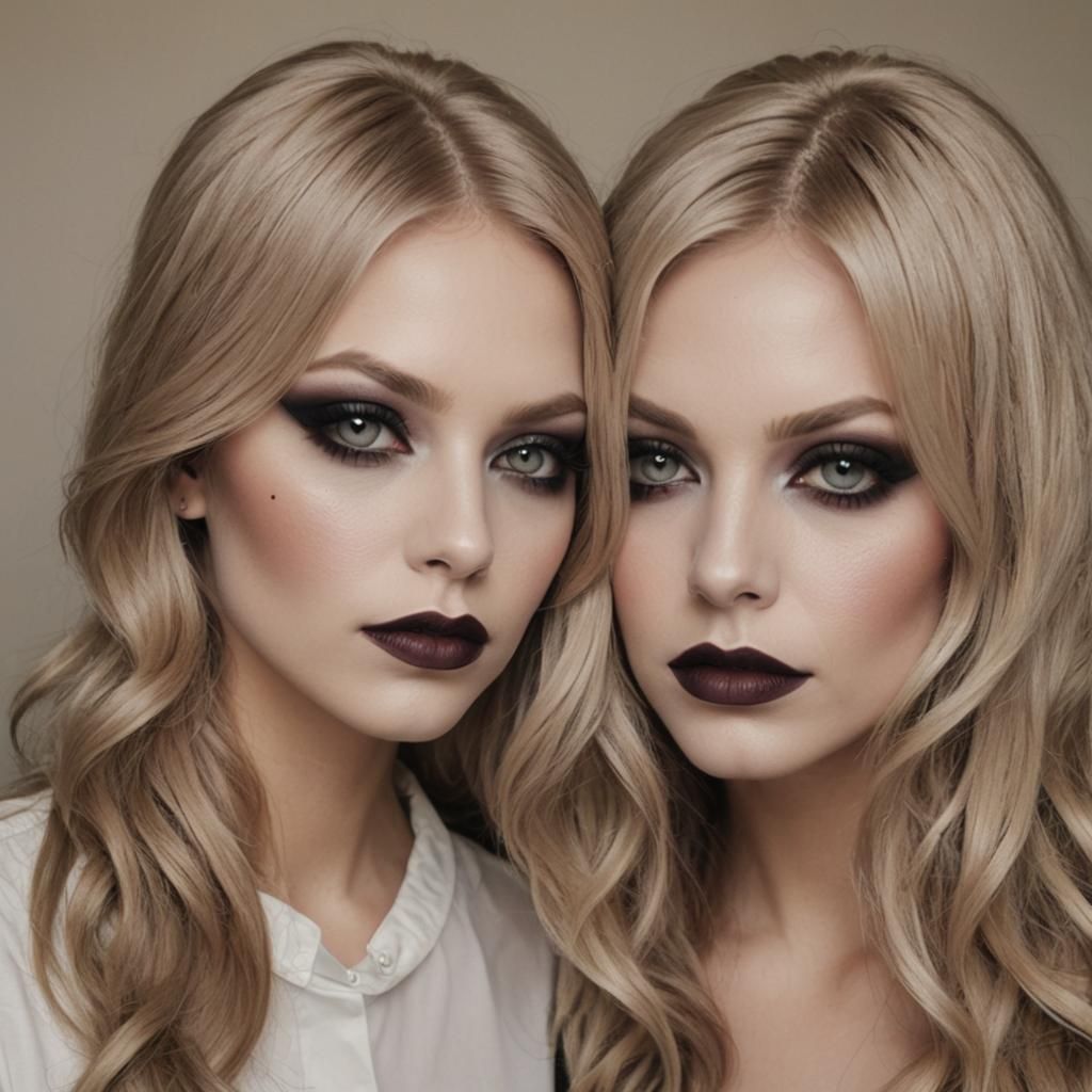 Gothic Makeup with Tears: Melancholic Elegance