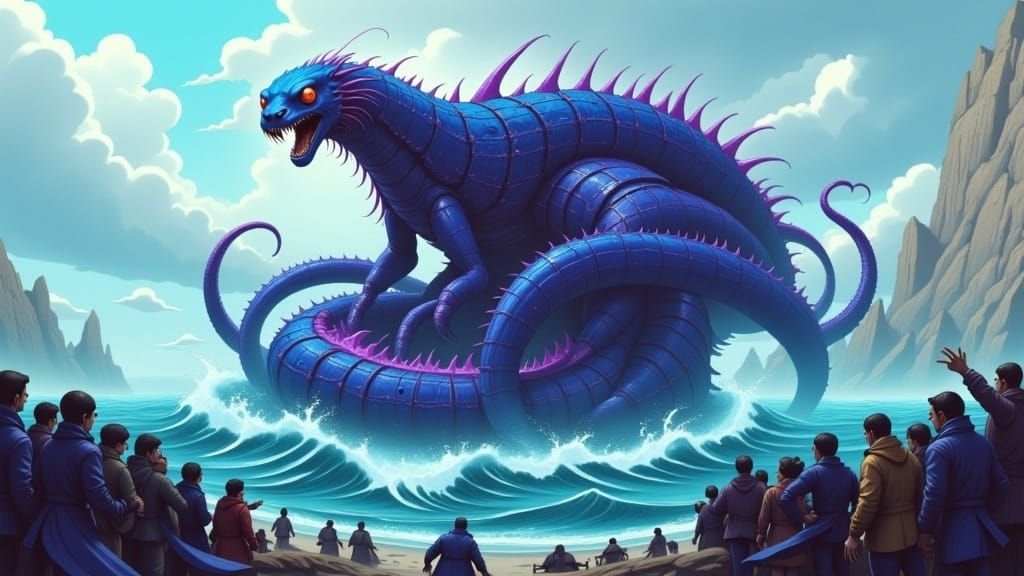 Biomechanical Otter-Centipede Hybrid Emerges from Ocean