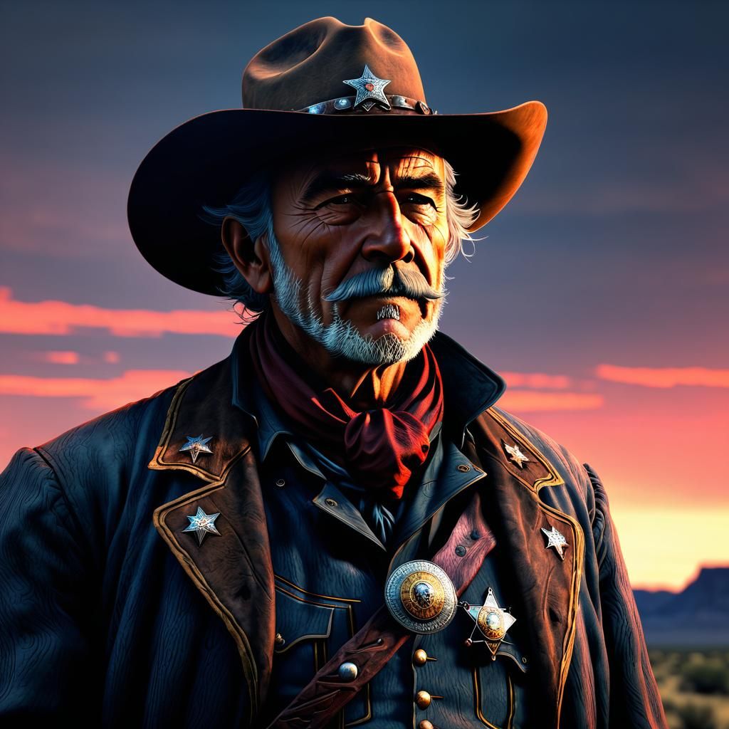 Old Western Sheriff