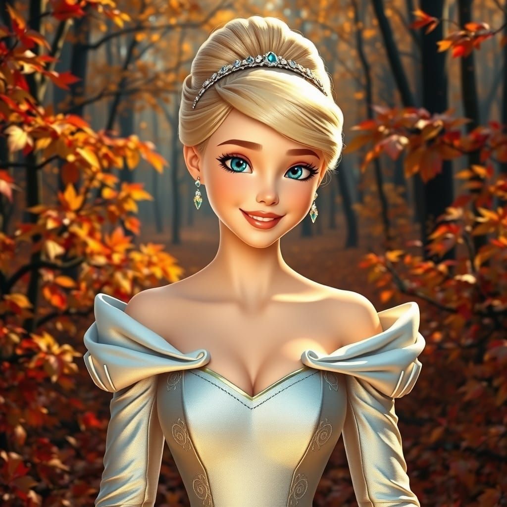 Cinderella in Autumn Wonderland