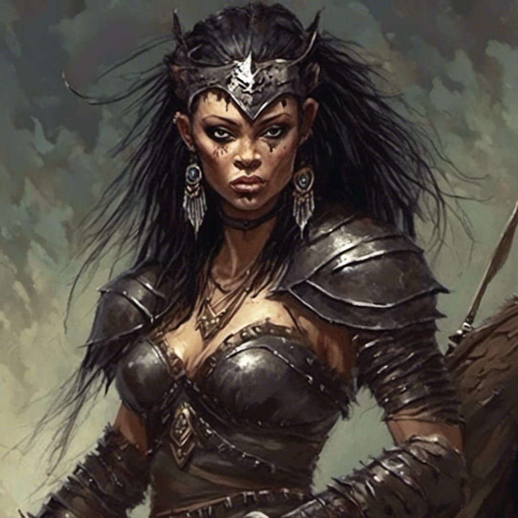 Warrior Panther Queen: A Fierce Feline Fighter