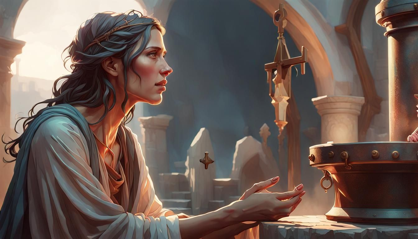 Woman at the Well Encounters the Savior