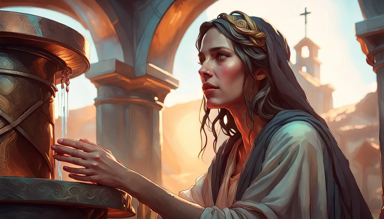 Woman at the Well Encounters the Savior