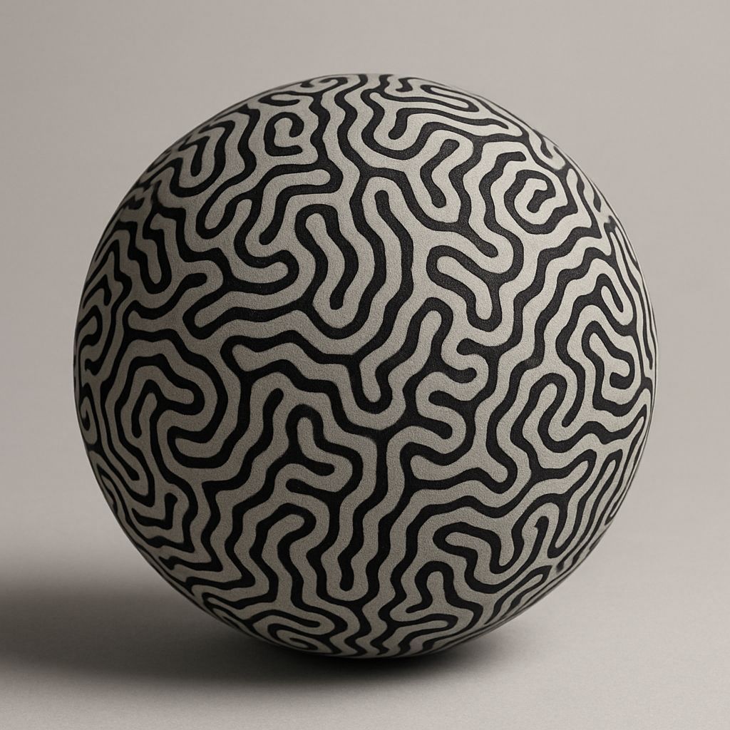 Turing Pattern Sphere: A Complex Visual Design