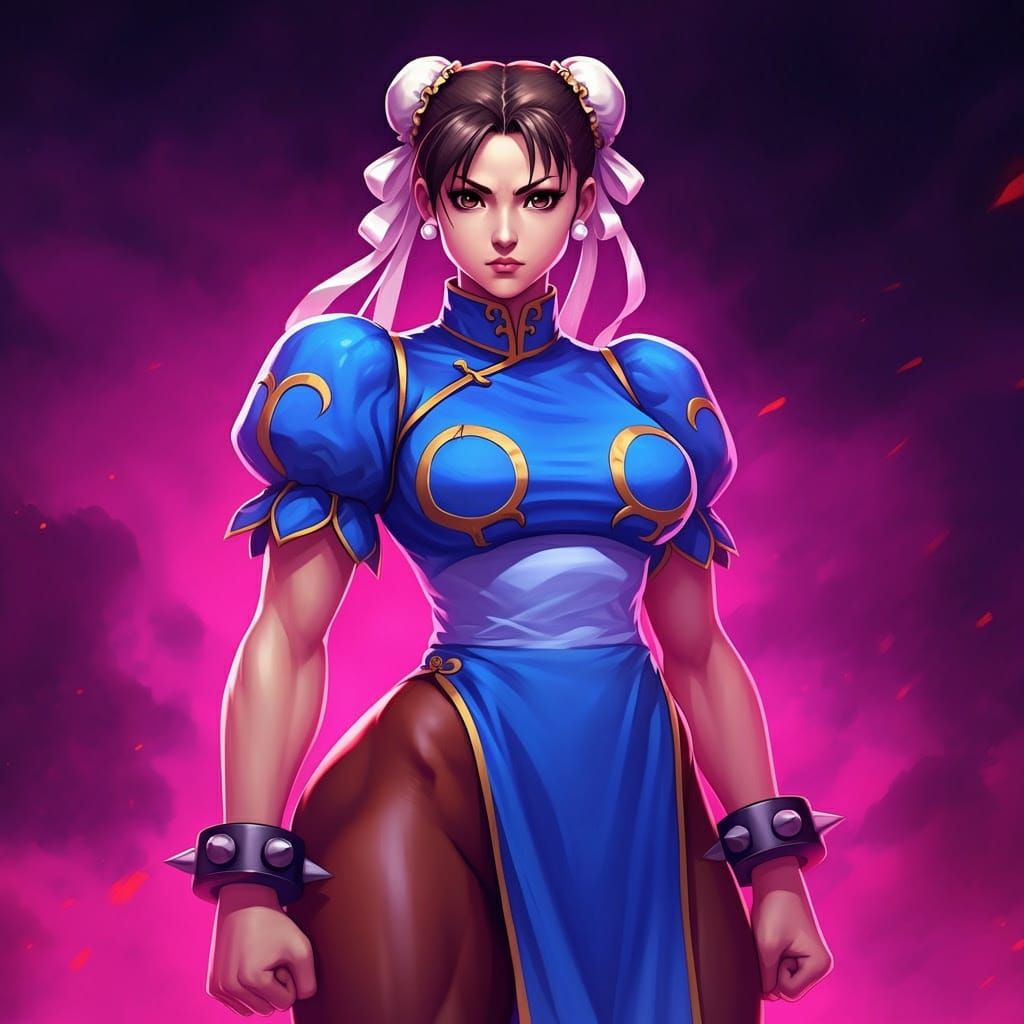 Chun Li in Anime-Inspired, Cel-Shaded Glory
