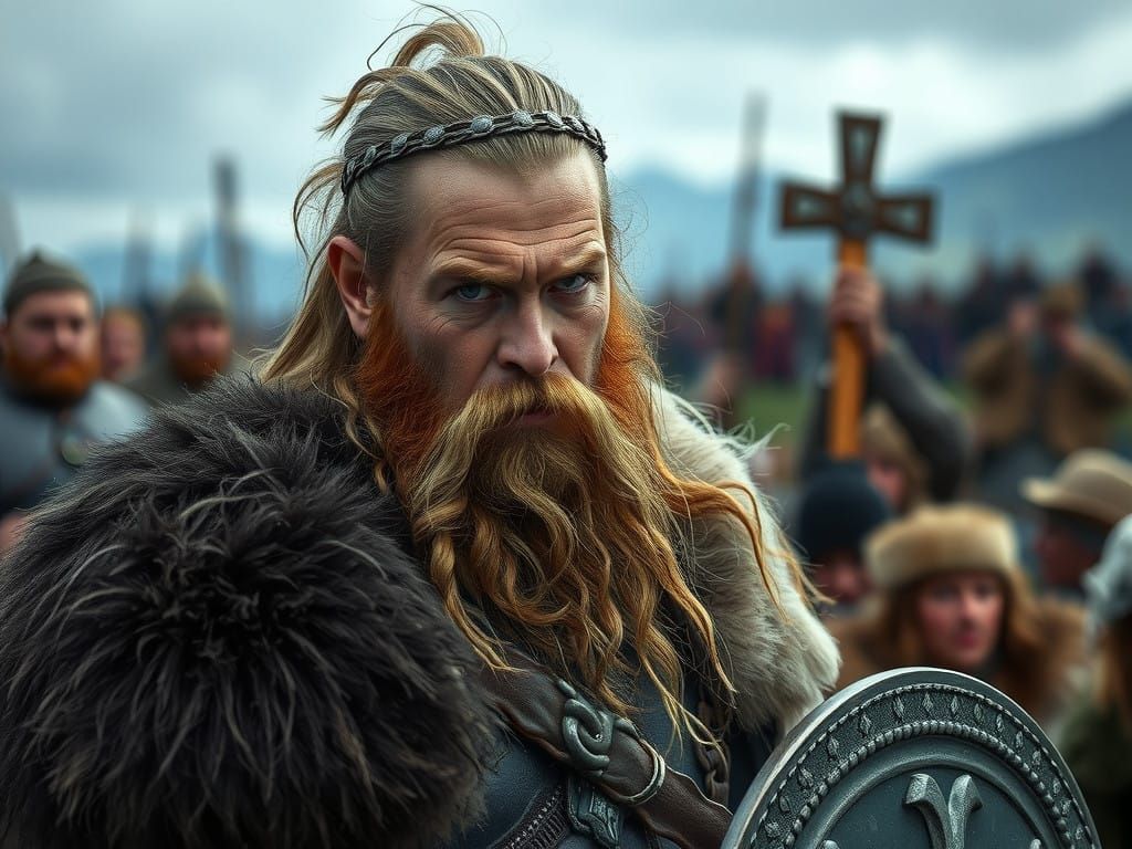 Viking Warrior King in Atmospheric Splendor